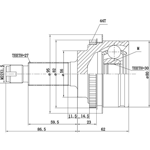 Z87484R — ZIKMAR — Шрус Наружный