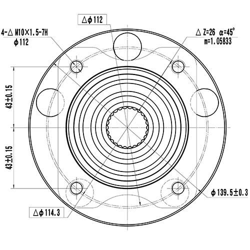 Z89207R — ZIKMAR — Ступица передняя