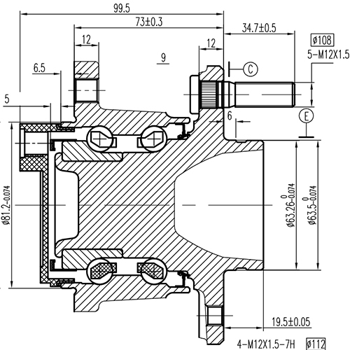 Z89231R — ZIKMAR — Ступица задняя