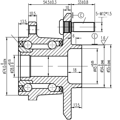 Z89374R — ZIKMAR — Ступица задняя
