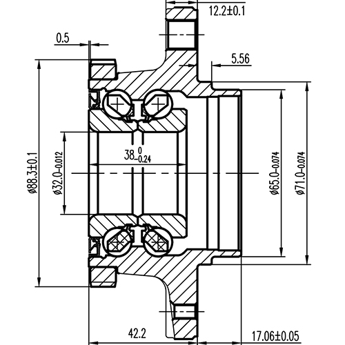 Z89541R — ZIKMAR — Ступица задняя