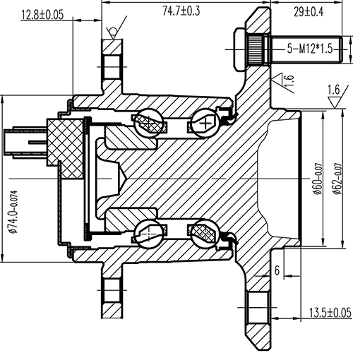 Z89647R — ZIKMAR — Ступица задняя