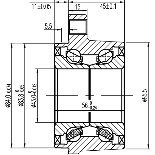 Z89878R — ZIKMAR — Ступица задняя