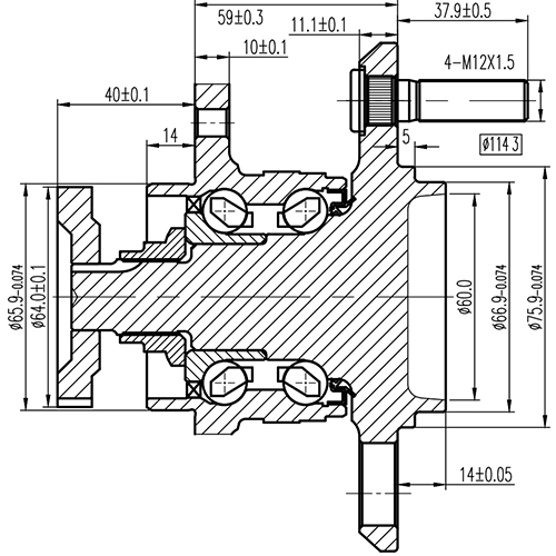 Z89897R — ZIKMAR — Ступица задняя
