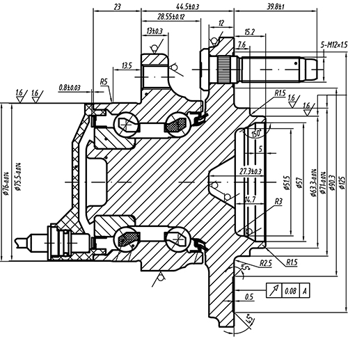 Z89898R — ZIKMAR — Ступица передняя