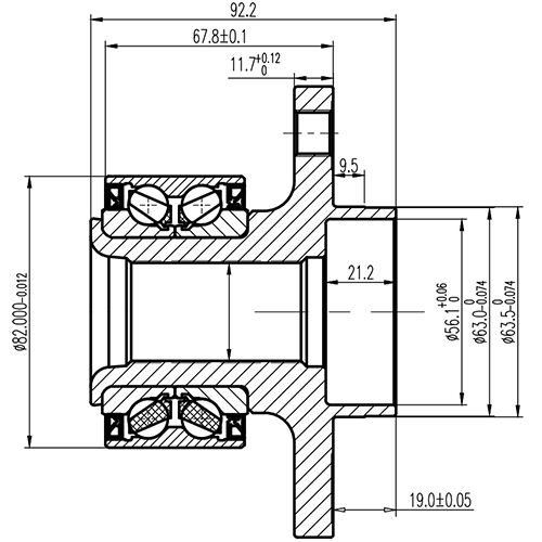 Z89903R — ZIKMAR — Ступица передняя